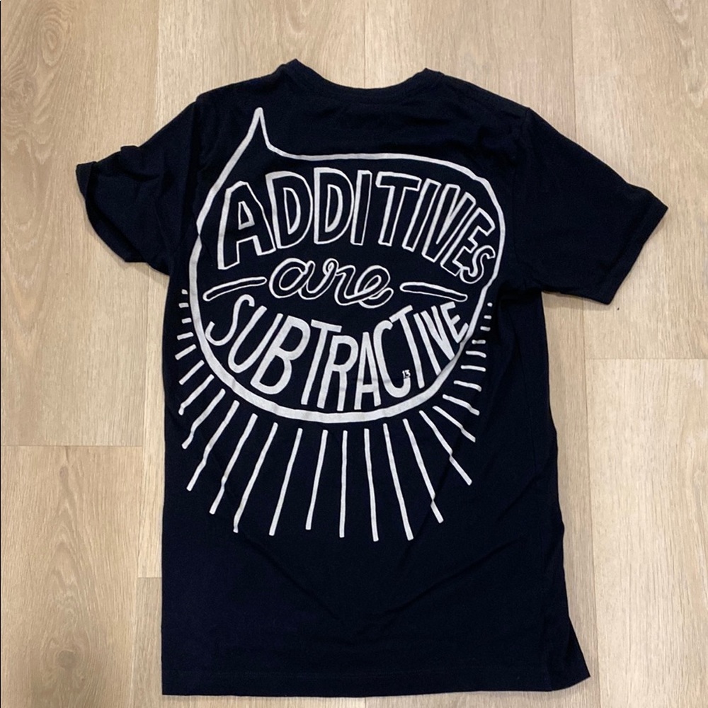 Loomstate Chipotle Additives are Subtractive Crew Member Tee Size Small